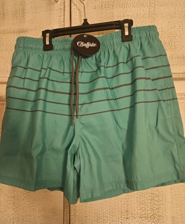 Short De Bain First Wave Taille 18/20 - Bleu Multi, Motif Océan, été