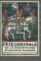 Erinnerungskarte color Zentralfest Studentenverband ≈ 1948