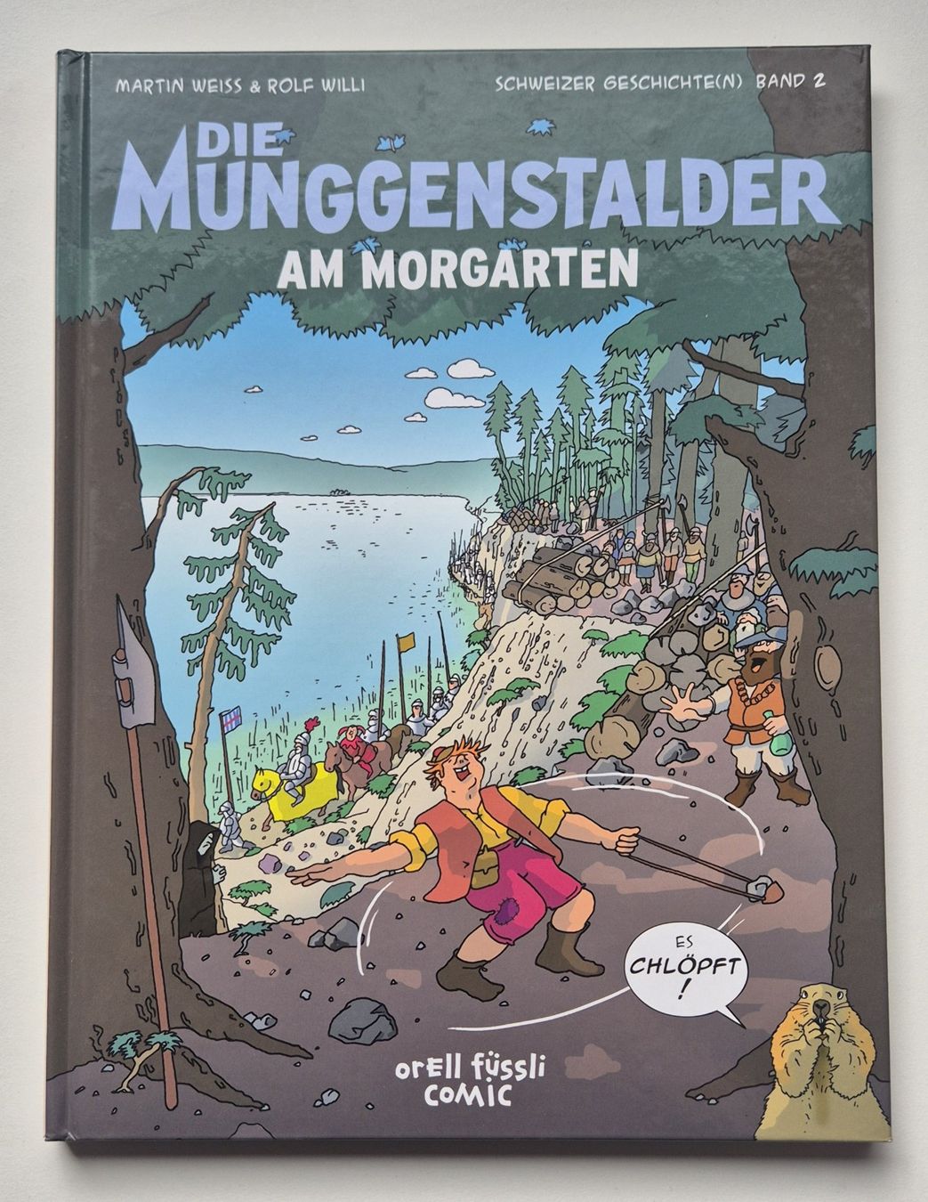 Fumetti: Die Munggenstadler am Morgarten   🦫     Schweizer Comic – Nuovo (secondo la descrizione) da Niederweningen venduto da Obson