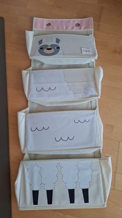 Hängeorganizer 3 Sprouts Lama beige guter Zustand