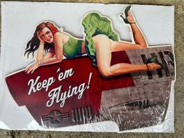 Pin up Bomber air bone keep on flying