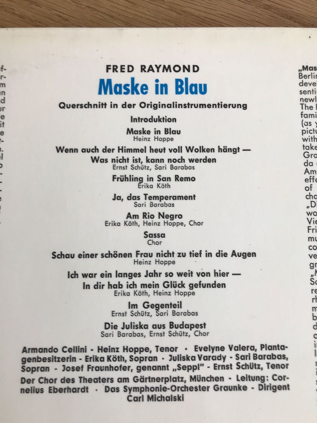 Dischi in vinile: LP Weltstar-Operetten Serie – Usato da Waldenburg venduto da Oliro75 2