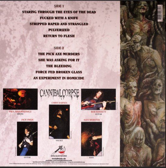 Dischi in vinile: Cannibal Corpse - The Bleeding, vinyle + Poster -Comme Neuf – Usato da Etoy venduto da vin_hss9 1