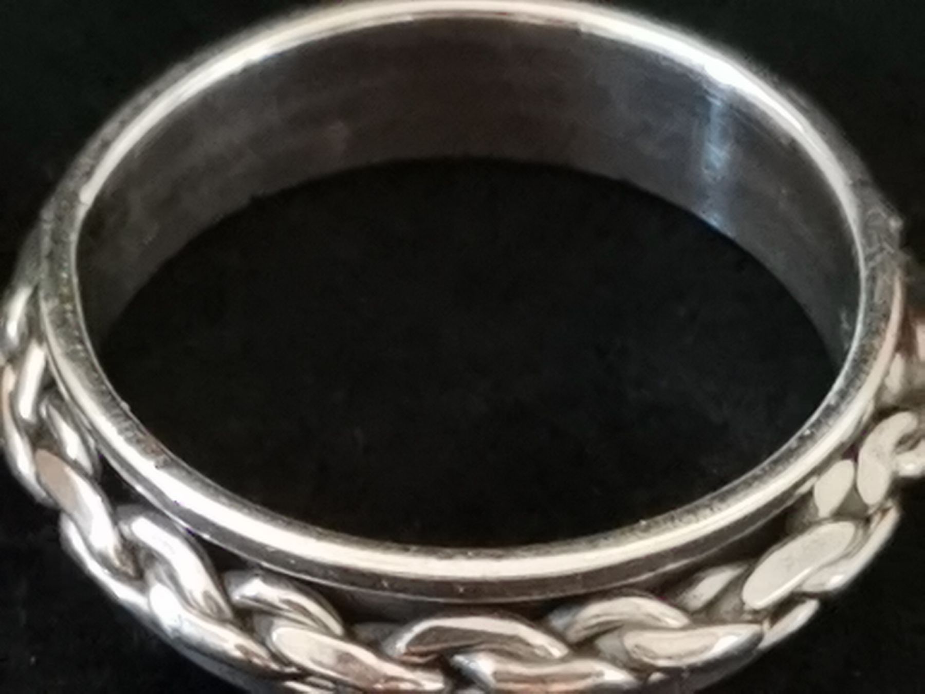 Anelli: Herren Silber Ring Gr. 20 mm.  – Nuovo e nell'imballaggio originale da Schlieren venduto da vlalif 2