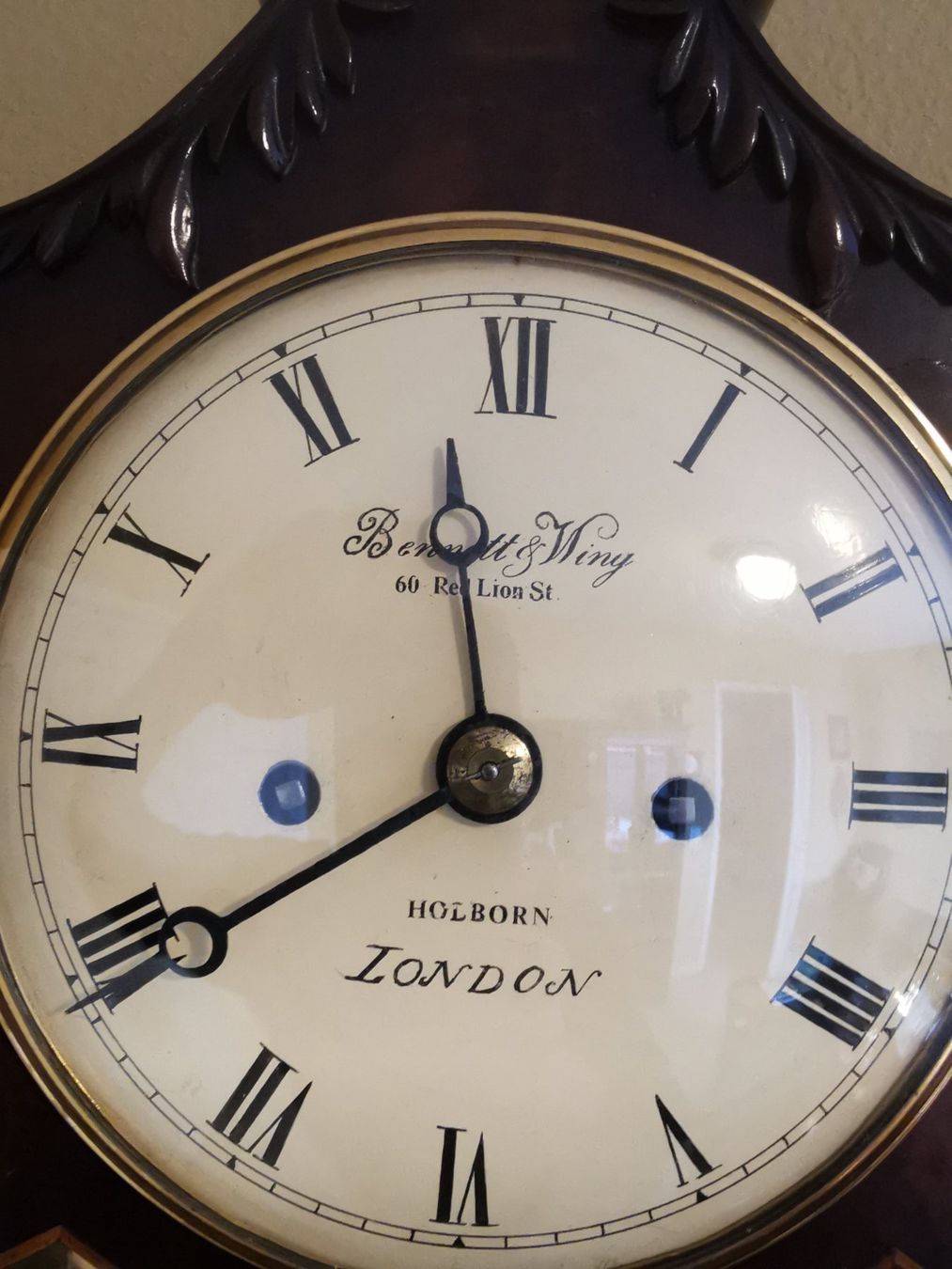 Montres: Regency-Stockuhr (Bracket Clock Bennet&Wing 830) – D'occasion à Dübendorf par aschiduebendorf 3