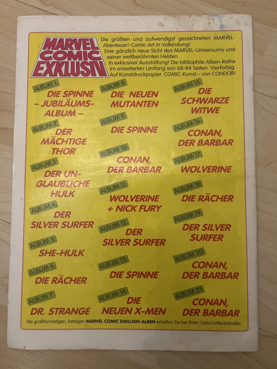 Comics: MARVEL Comic Nr. 22 - Silver Surfer - Condor Comics – Gebraucht aus Grenchen von NorHas 1