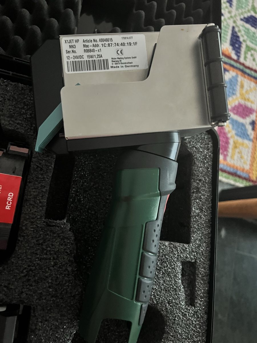 Bosch Tutti gli attrezzi: Markoprint X1JET HP HandHold Bosch Weber – Usato da Altendorf venduto da EncoreStyle 2