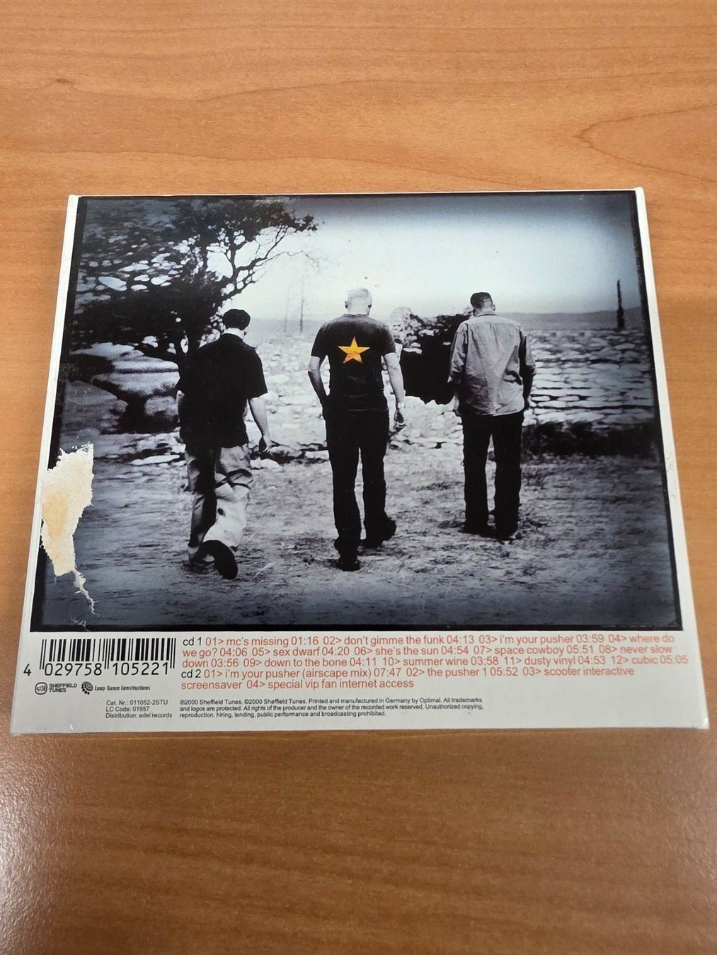 2 CDs Scooter Sheffield (Cover hinten etwas eingerissen) (Gebraucht