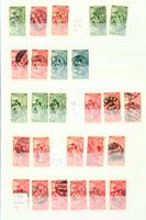 UPU 1900  Diverse auf 3 Albumseiten (C137)