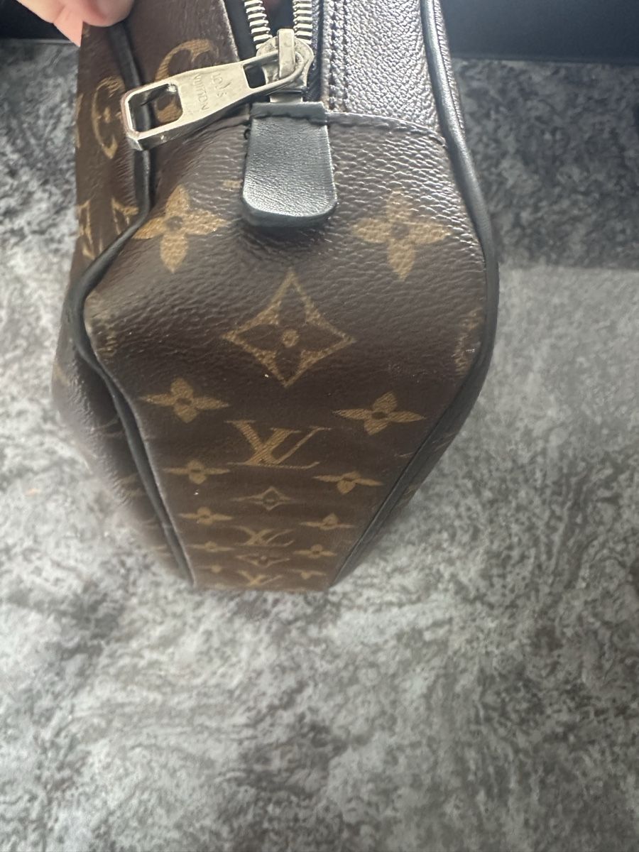 Louis Vuitton Kosmetikkoffer: Louis Vuitton Necessaire original Macassar gebraucht – Gebraucht aus Chur von Monbijou26 1