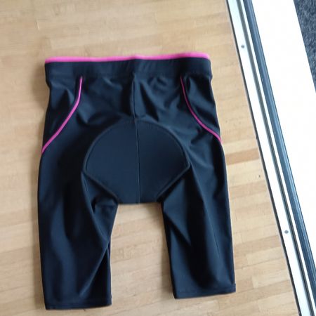 Damen Velohose schwarz mit Polsterung in sehr gutem Zustand