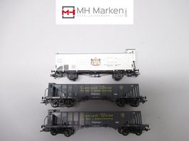 Märklin Museumswagenset 2x 2000 + 2000 mit LkW´s AC WS H0