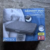 Intex Gästebett Duo 137x191x22 cm grau, unbenutzt