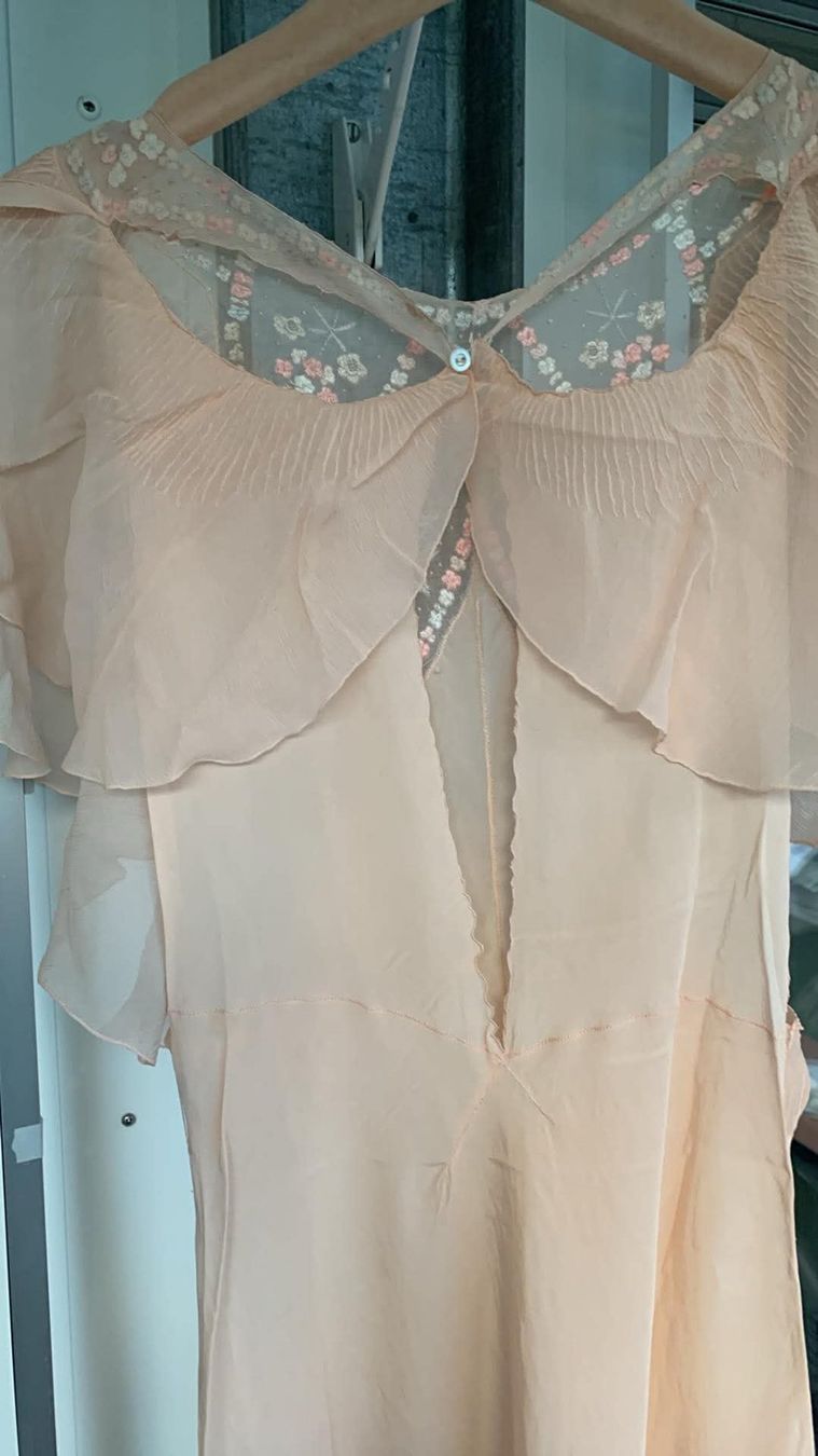 Vestiti: Nachtkleid 1930 unique S-M Seide   POST – Usato da Bern venduto da waves0 2