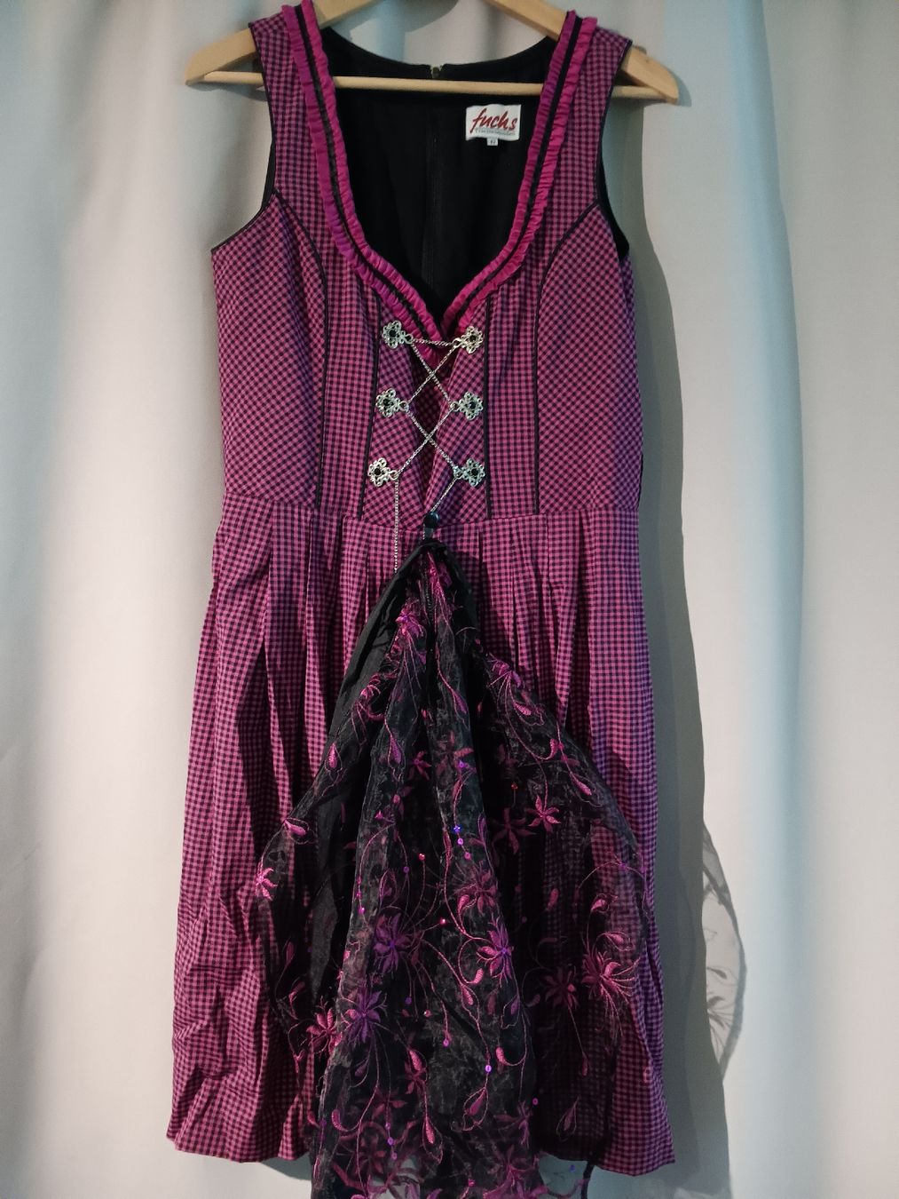 Costumes: Dirndl / Tracht rosa - Fuchs, Grösse 42 – Neuf (Voir description) à Meilen par Stella1805 1