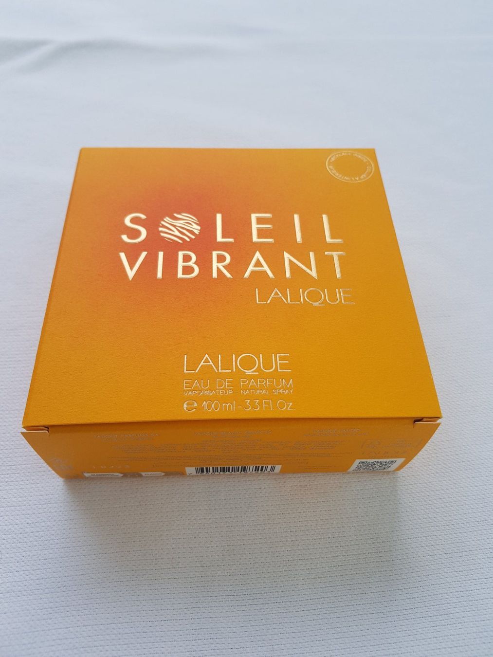 Lalique Parfum & Eau de Toilette: LALIQUE "Soleil Vibrant" Eau de Parfun 100ml – Neu und originalverpackt aus Näfels von SuEdHe 3