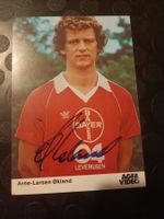 Arne Larsen Økland - handsign. Bayer Leverkusen -80er Jahre