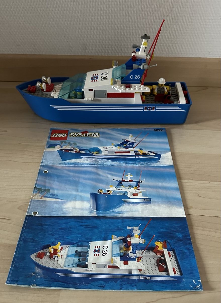 Lego Giocattoli: Lego System 4022 Seecutter C26 Schnellboot Boot – Usato da Haegendorf venduto da Chruege 1