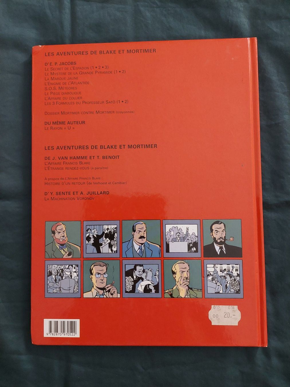 Fumetti: Blake Et Mortimer "La Machination Voronov" E.O. 2000 TBE – Usato da Genève venduto da Blu_BD 1