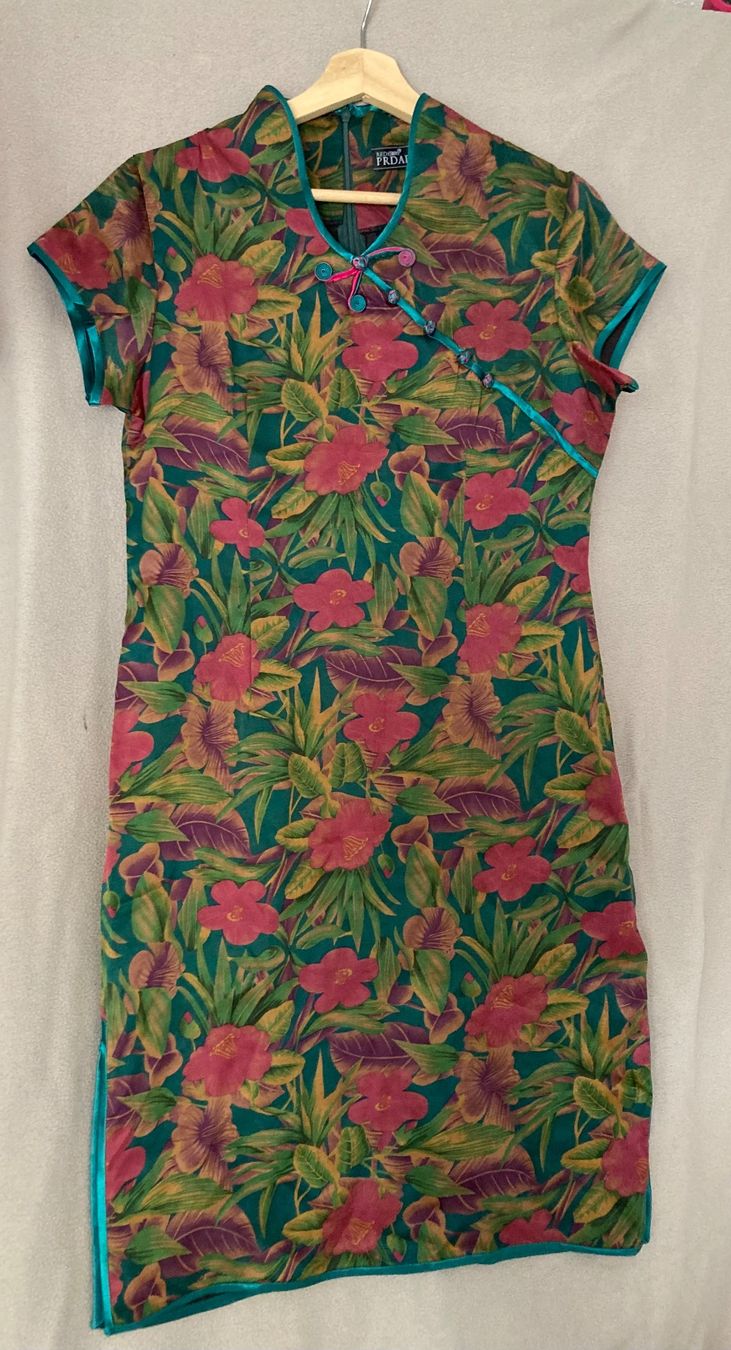 Vestiti: Qipao Chinesisch Kleid 100% Seide – Usato da Wädenswil venduto da qla76_wh