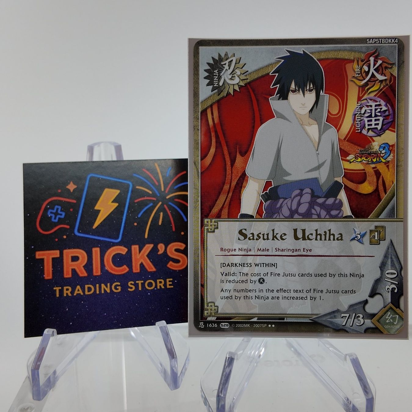 Bandai Carte collezionabili: Naruto Bandai CCG Sasuke Uchiha Rare ENG – Usato da Wettswil venduto da TricksTradingStore