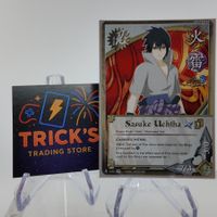 Naruto Bandai CCG Sasuke Uchiha Rare ENG