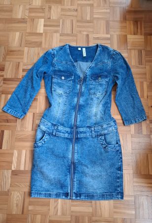 Robe Jeans Rainbow/Jeanskleid Rainbow