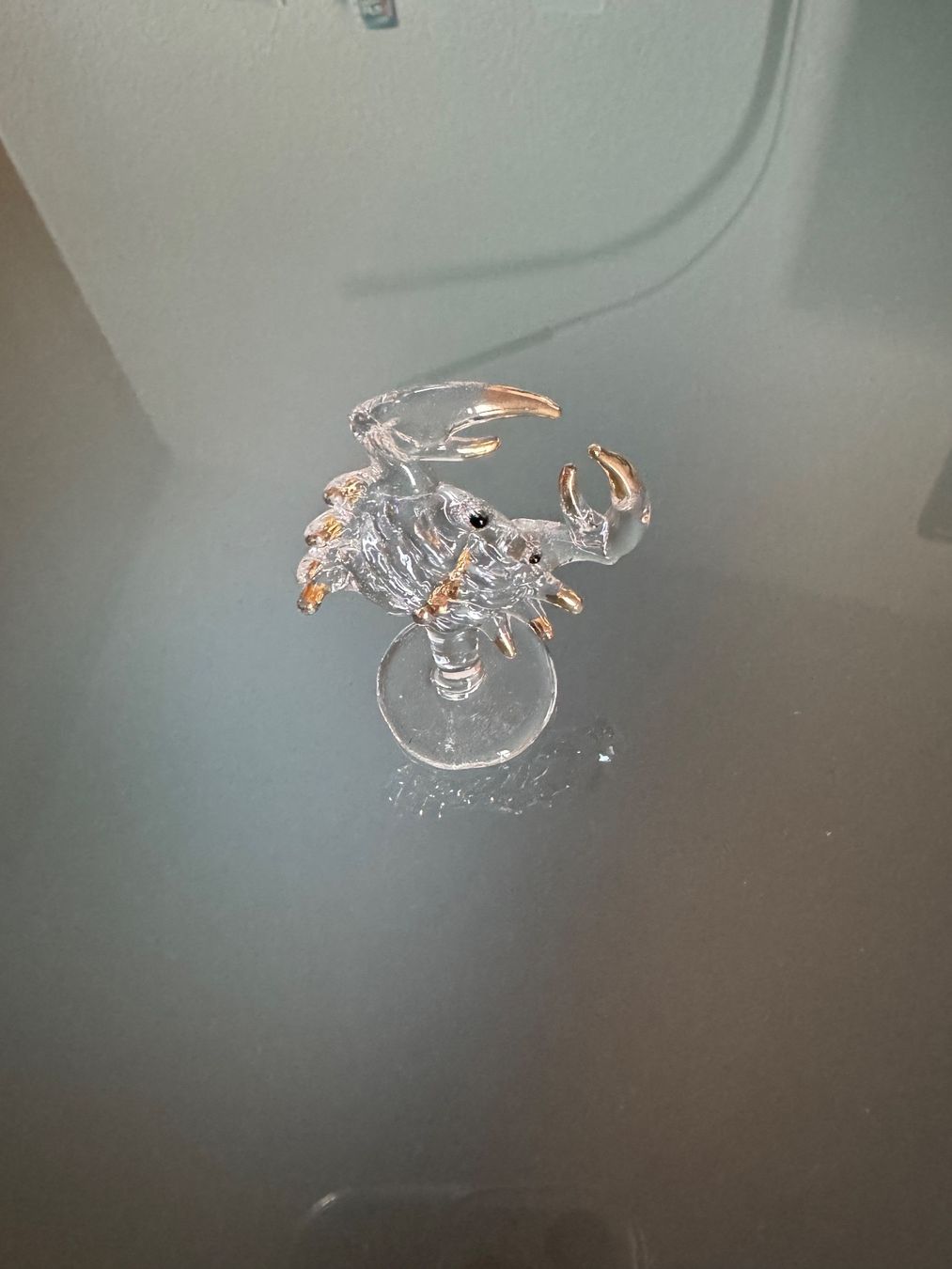 Statuette: Krebsfigur aus Glas – Usato da Gommiswald venduto da Aloha.Spirit 4