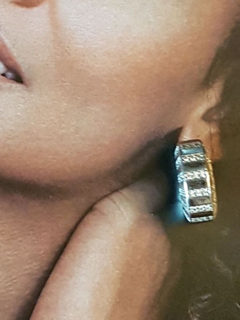 Boucles d'oreille: Wunderschöne Diamant Ohrcreolen – Neuf (Voir description) à Unterägeri par Altgoldschmuck 6