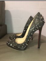 Pumps Nieten Kristalle Marke Louboutin Damenschuhe Grösse 37