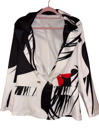 Damenblazer Frauengesicht Visage M Like Moschino