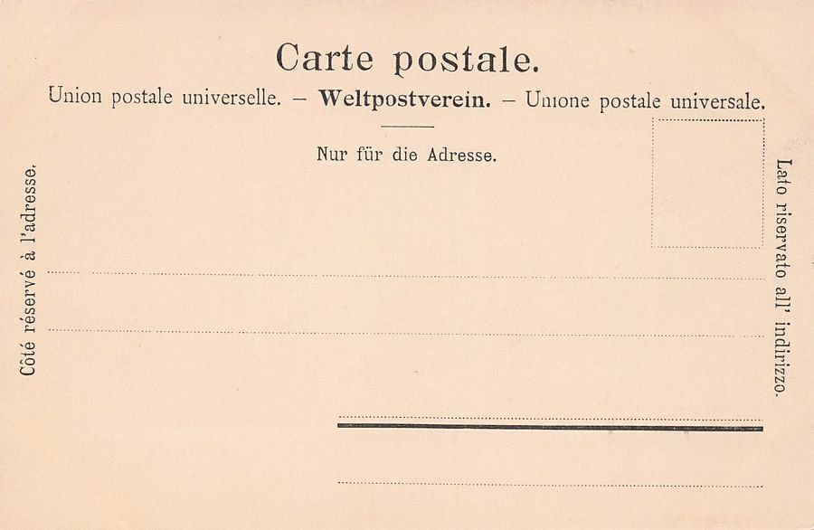 Ansichtskarten: ALPIN: Schynige Platte, Eiger, Mönch, Jungfrau um 1900 – Gebraucht aus Frauenfeld von POML 1