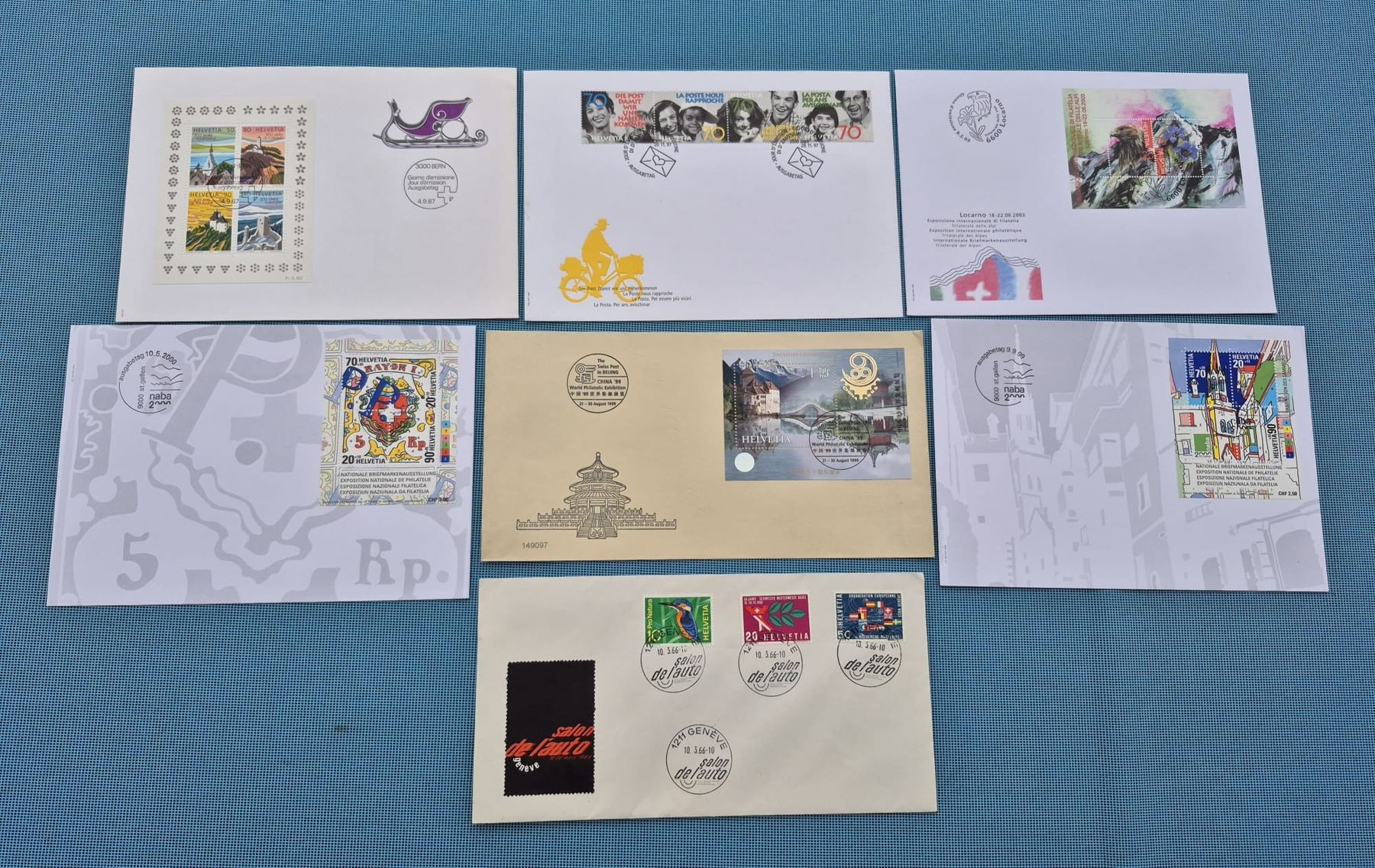 Tous les timbres: Briefmarken Ersttagsbriefe Sammlung – D'occasion à Hünibach par rut_l6ht 3