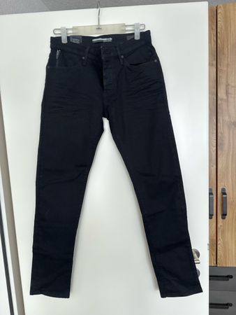 Mavi Yves Herren Jeans, Slim, Schwarz, Gr. 29/32, Neu!