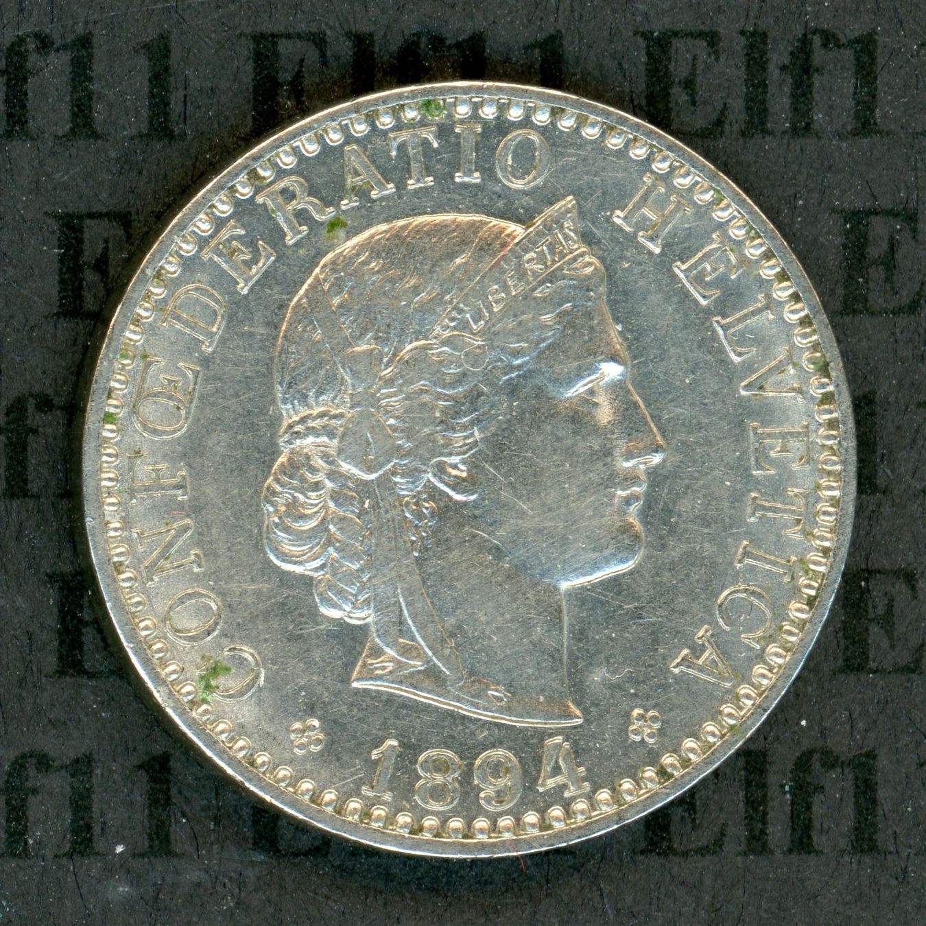 Tutti le monete: CHF___0.20 1894 vz-unz 20 Rappen – Usato da Widnau venduto da Elf11