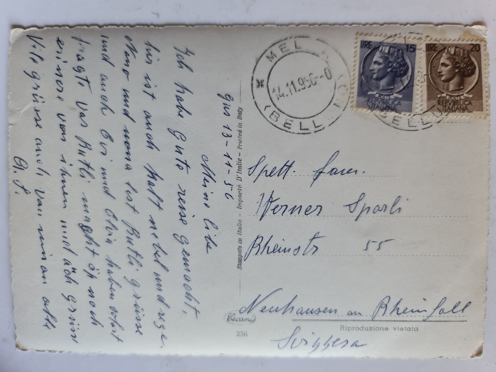 Cartoline postali: Ansichtskarte Kind auf Stuhl 1118 – Usato da Dintikon venduto da Vexi 1
