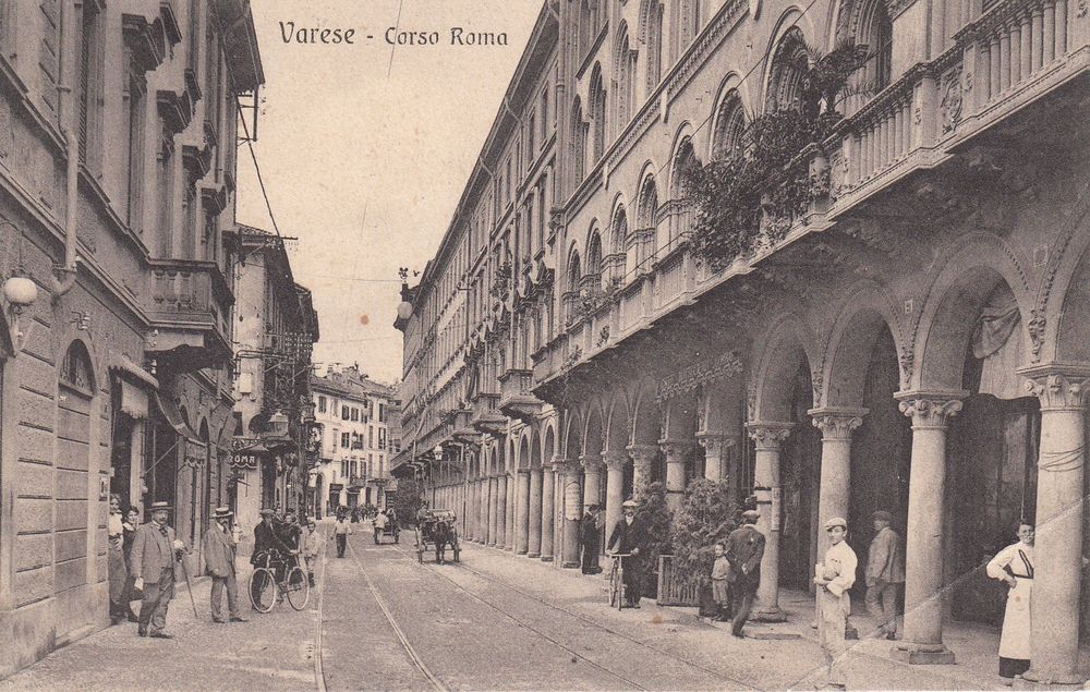 AK Varese Corso Roma. Animatissima 1912 Kaufen auf Ricardo
