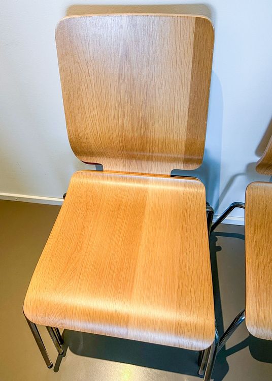 4 IKEA Stühle «Gilbert», stapelbar, in gutem Zustand Kaufen auf Ricardo
