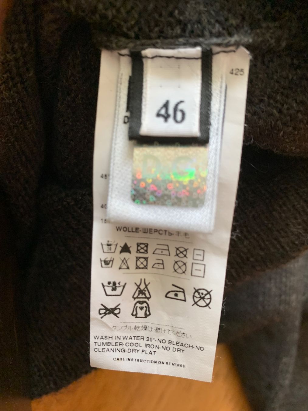 Dolce & Gabbana Pullover & Sweatshirts: DOLCE & GABBANA Damen Pullover anthrazit Gr. 40 (IT 46) – Gebraucht aus Wettswil von cipollina71 5