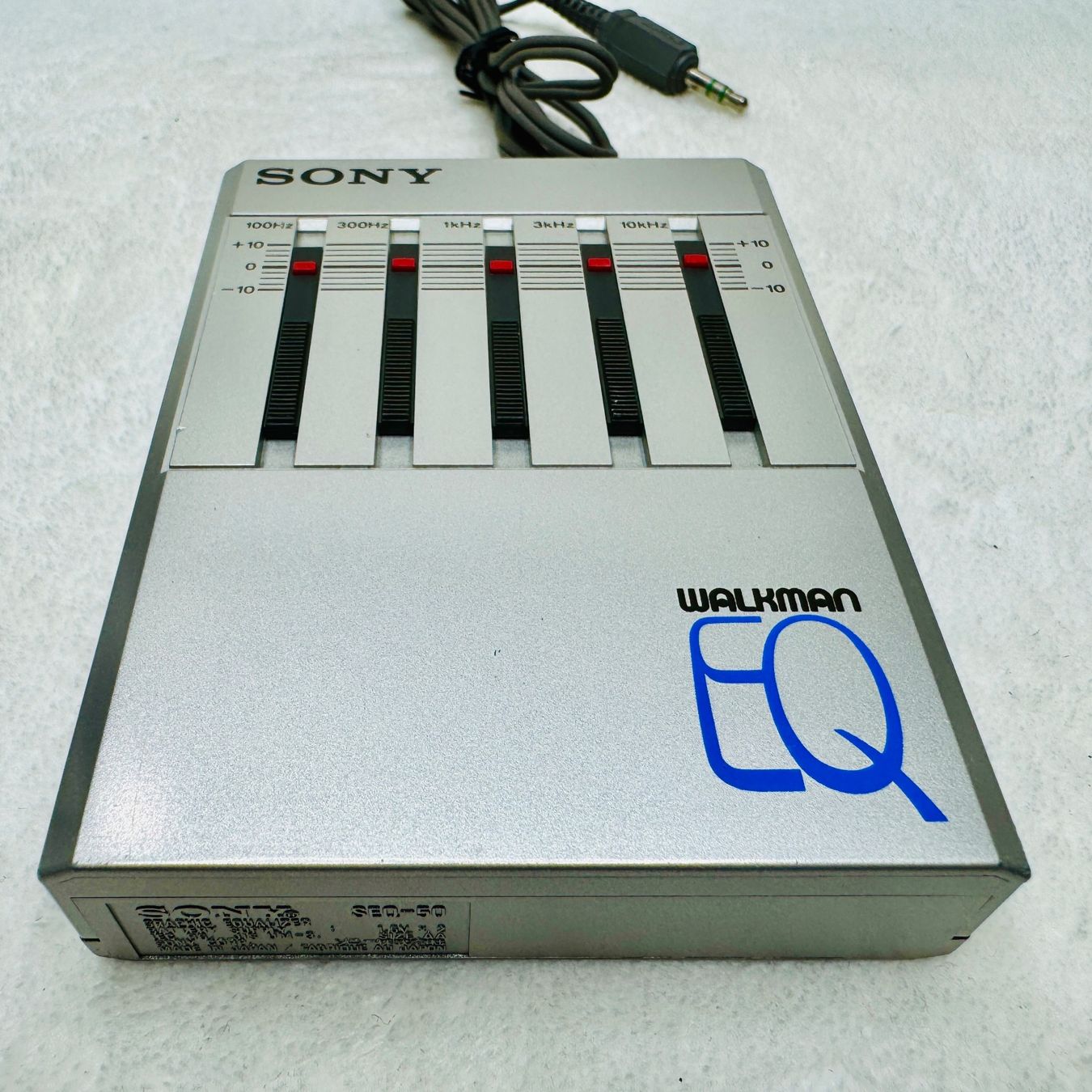 Sony Equalizzatori: Sony SEQ-50 Walkman stereo graphic equalizer silber #250 – Usato da Vorderthal venduto da WalkmanClinic 2