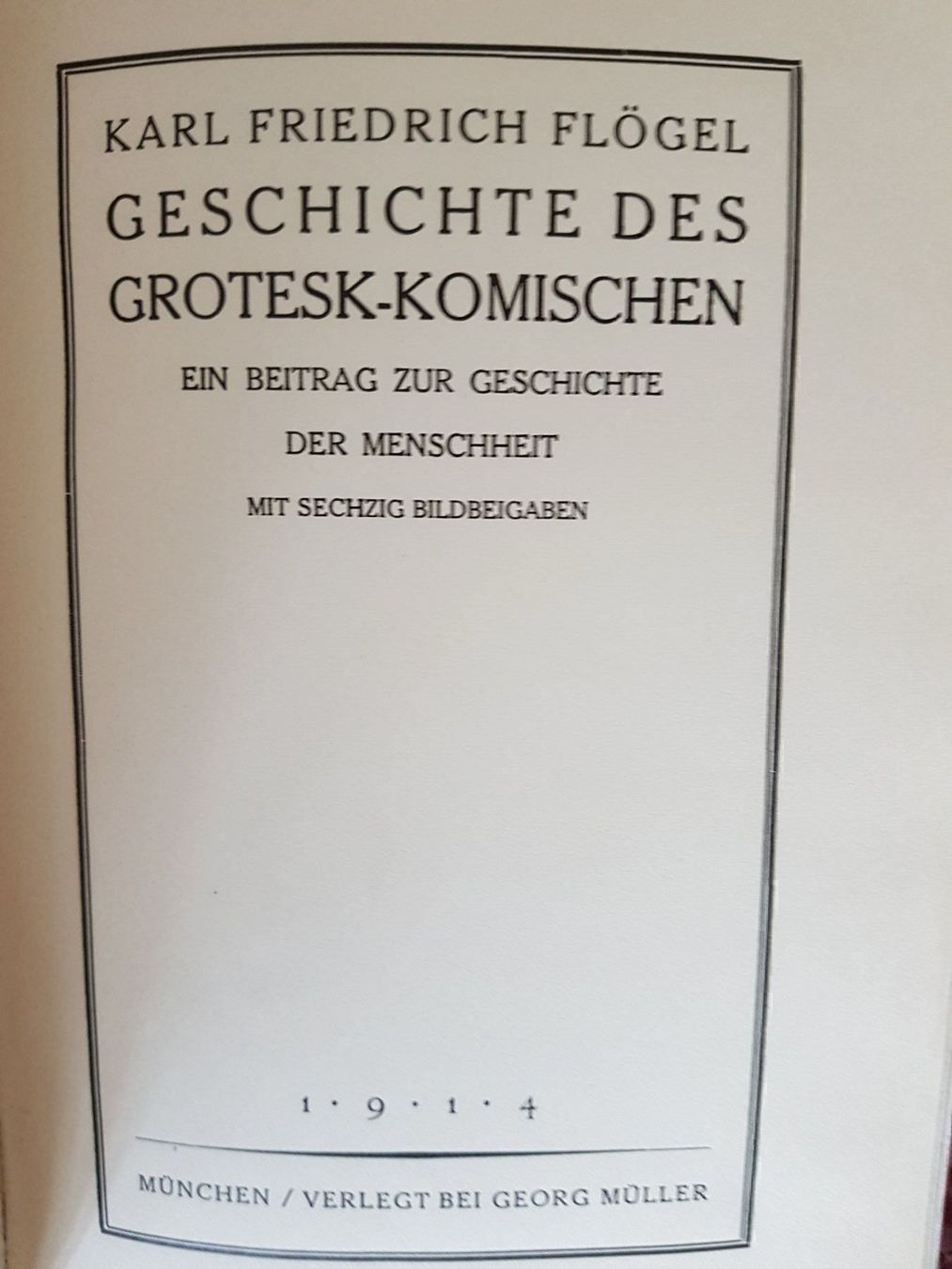 Libri: Geschichte  des Grotesk-Komischen – Usato da zürich venduto da gabab 6