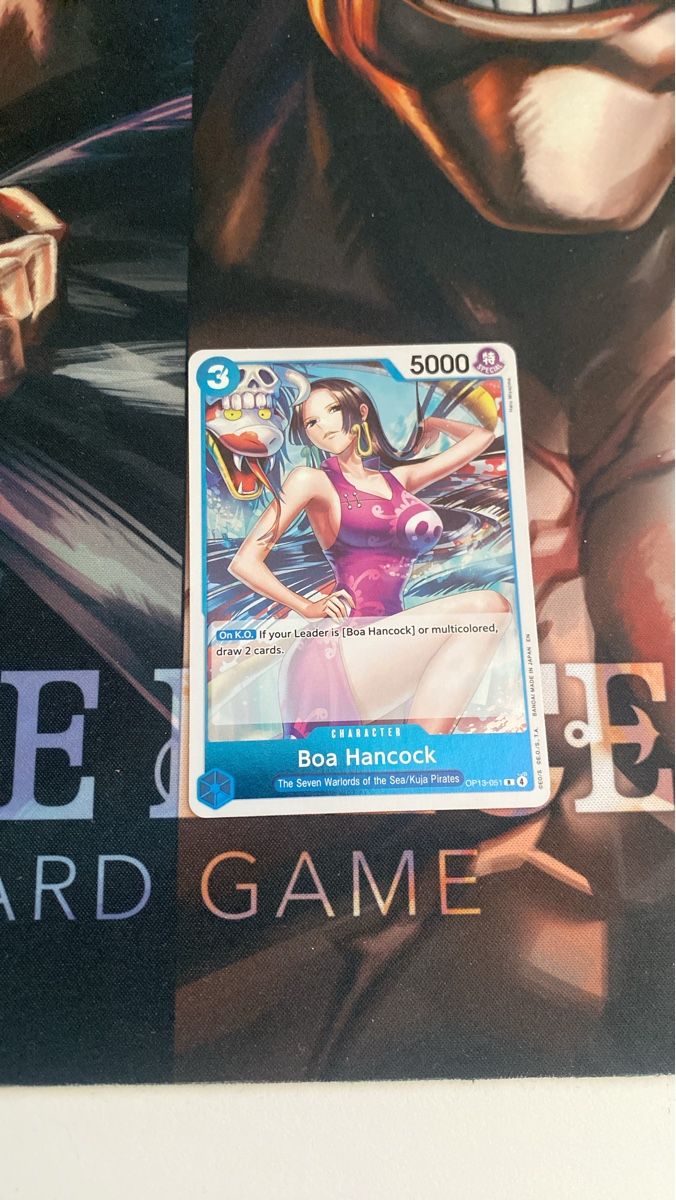 Bandai Carte collezionabili: One Piece Card Boa Hancock op13-051 – Nuovo (secondo la descrizione) da Jegenstorf venduto da amor87