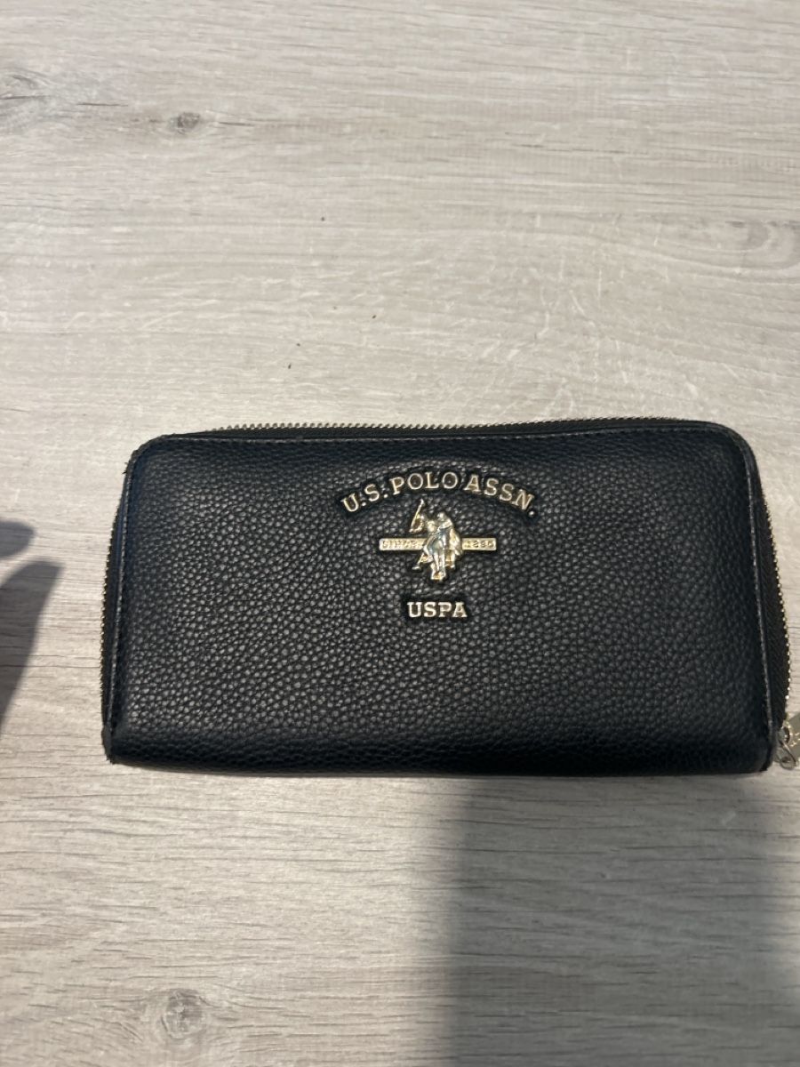 Ralph Lauren Portafogli: Schwarze Geldbörse U.S. Polo  – Usato da bülach venduto da Marinas1