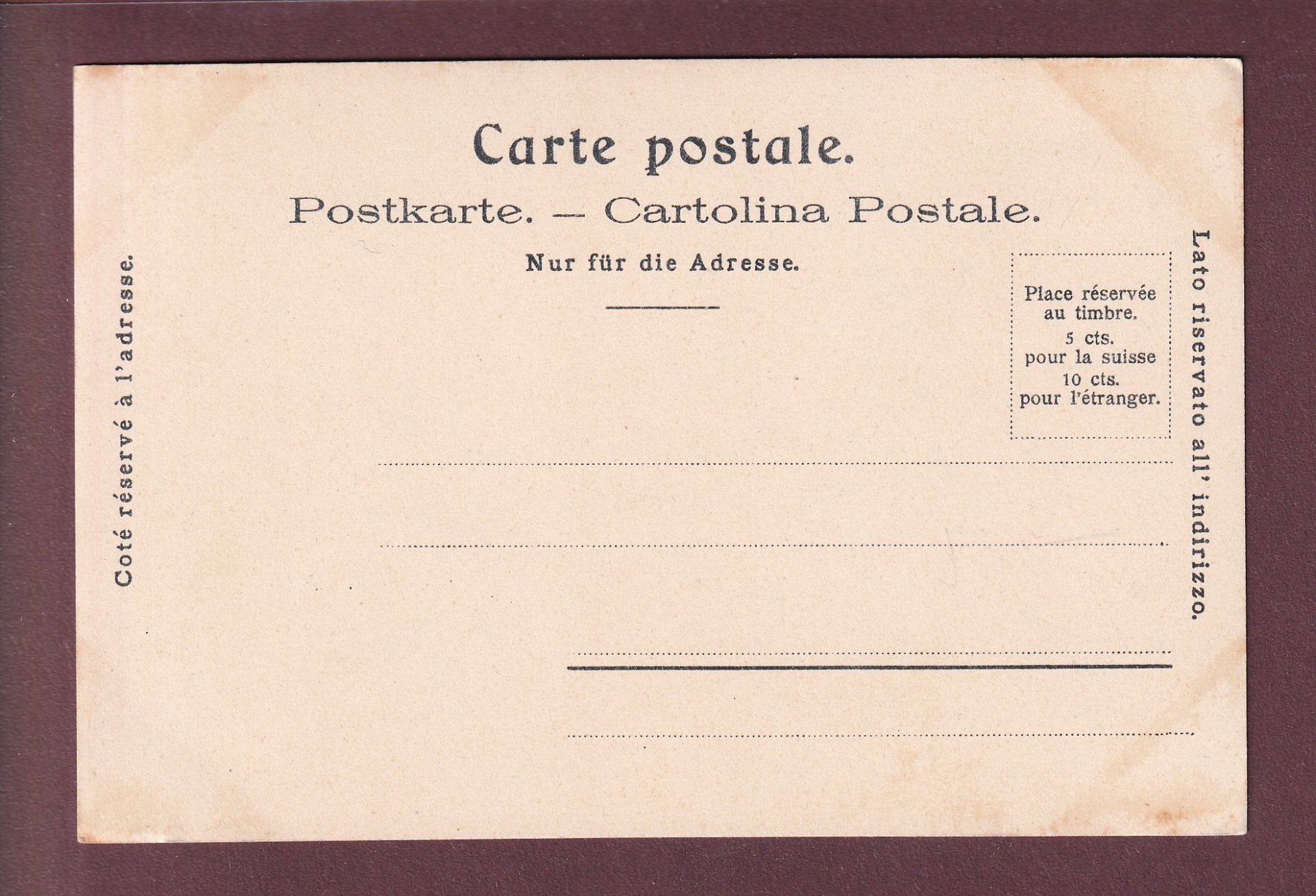 Cartes postales: BELLINZONA - Souvenir - Chocolat Suchard – D'occasion à Pully par nicecards 1