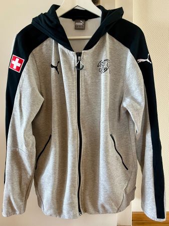 PUMA Kapuzenjacke / Sportjacke Schweizer Nationalmannschaft