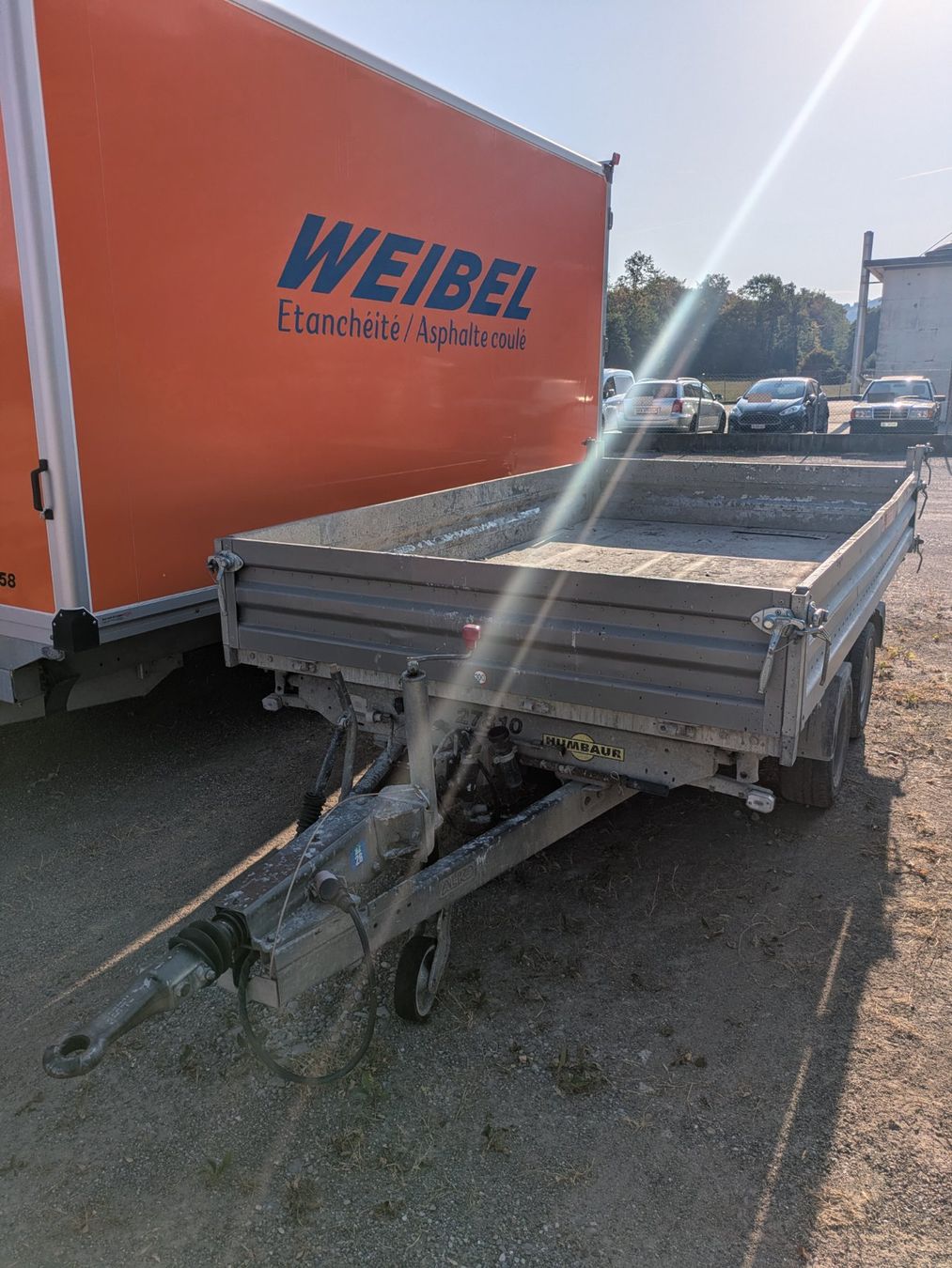 Humbaur Anhänger: Anhänger HUMBAUR HTK 3500 – Gebraucht aus Flamatt von WeibelAG 2