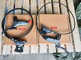 Neu Sram Level Bronze 4-Kolben Scheibenbremsen-Set