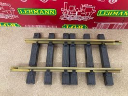 10 Stück  LGB Gartenbahn Spur G 1015 W Gerades Gleis 150 mm