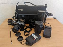 Canon AT-1 Set mit 3 Objektiven