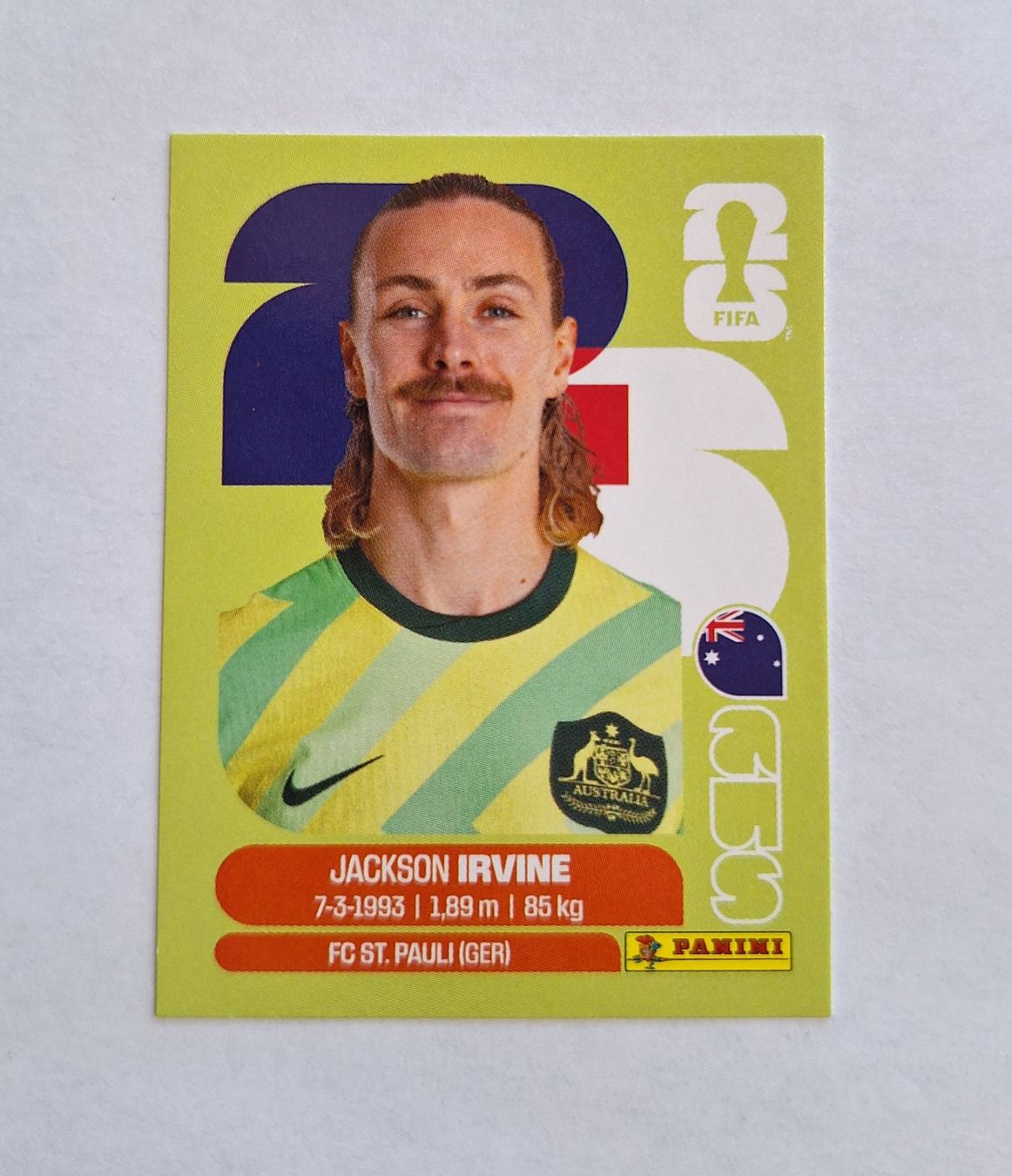 Panini Carte collezionabili: Panini Jackson Irvine AUS 11 – Nuovo (secondo la descrizione) da Romanens venduto da Crocette